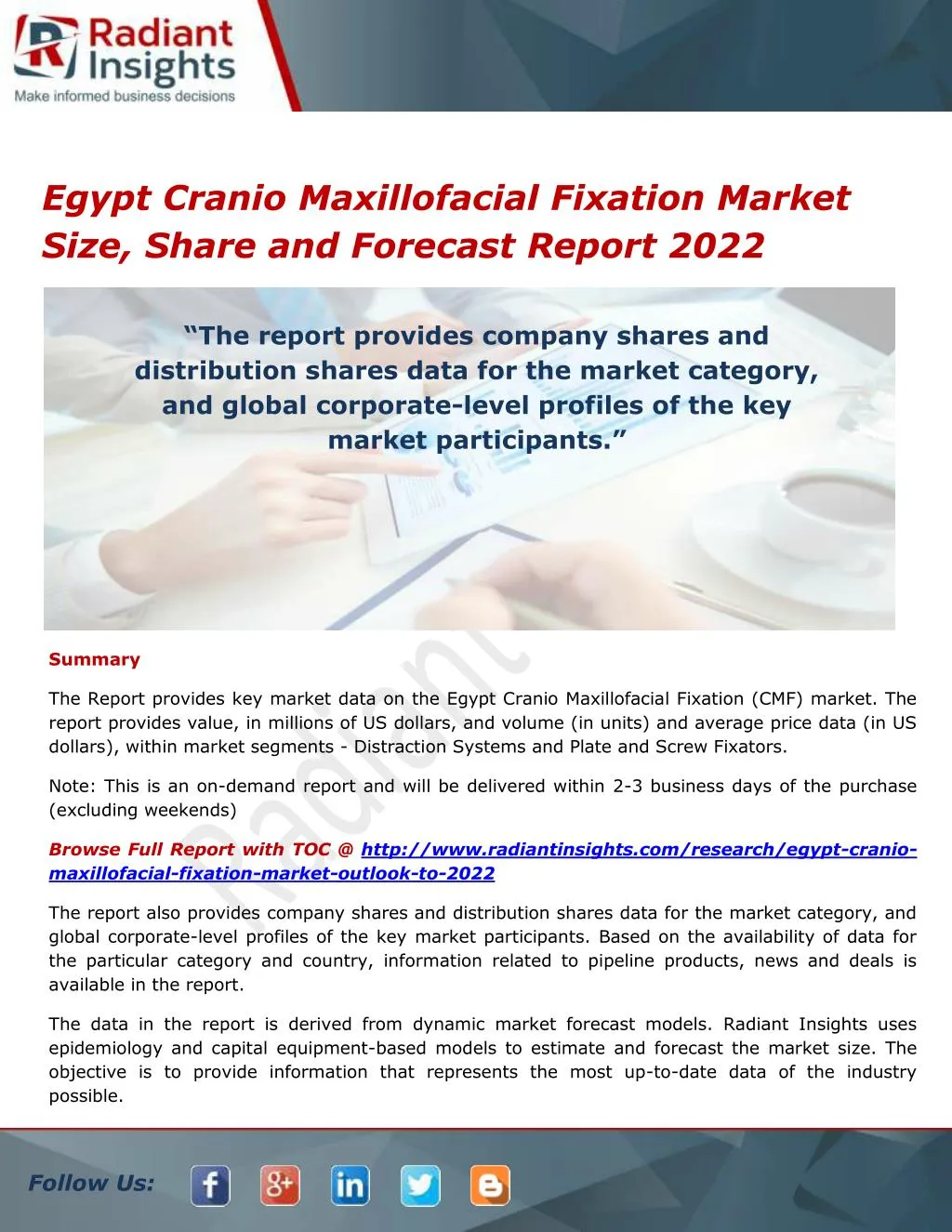egypt cranio maxillofacial fixation market size