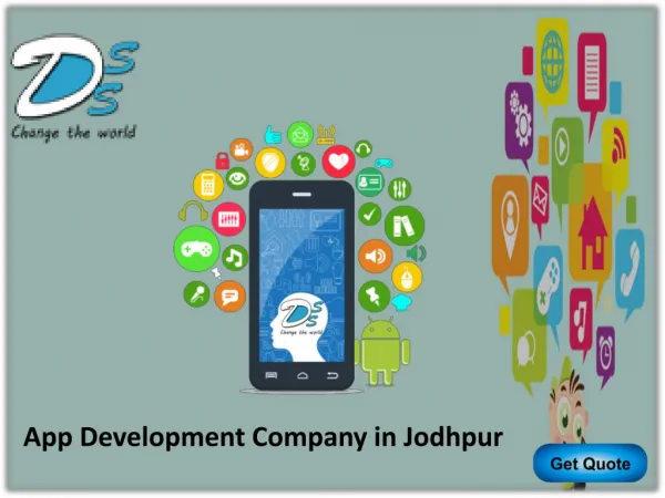 Mobile App Development Company in Jodhpur