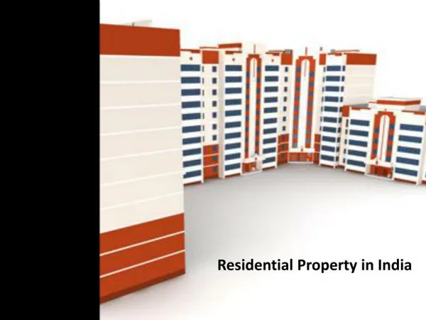 Residential property in India