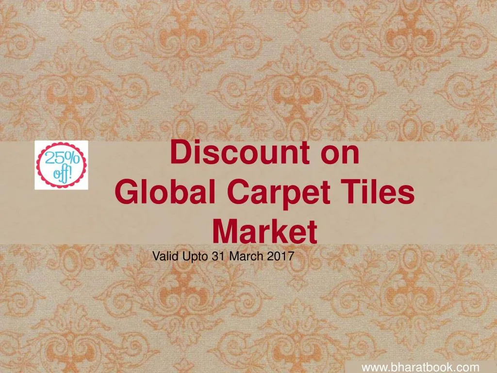 discount on global carpet tiles market