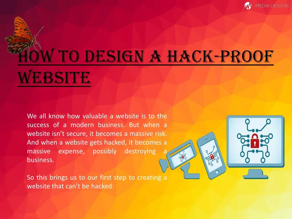 how to design a hack proof website