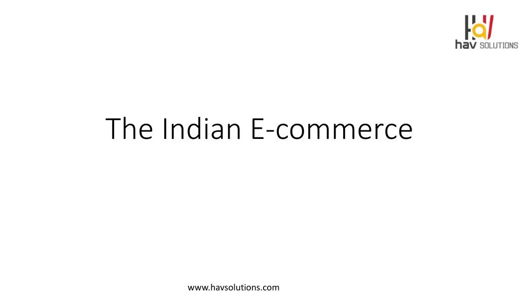 the indian e commerce