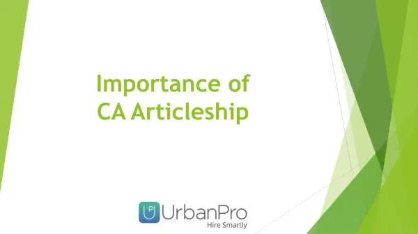 Importance of CA Articleship