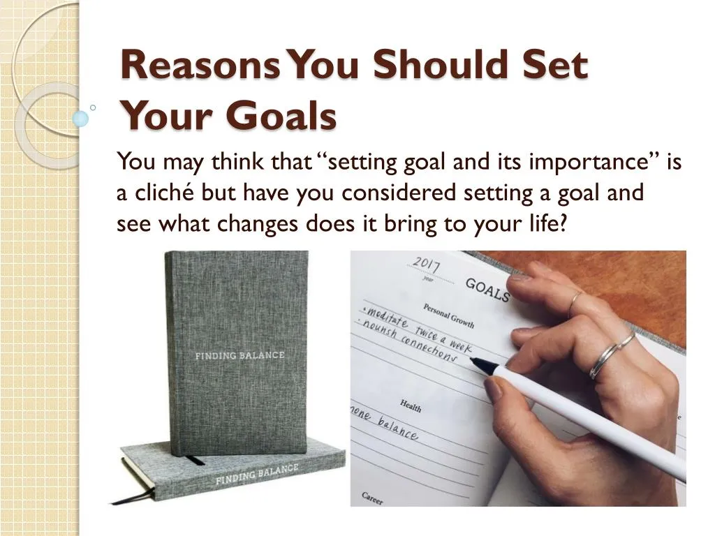 reasons you should set your goals