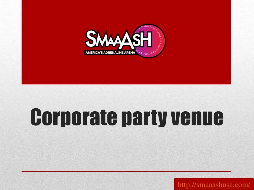 corporate party venue