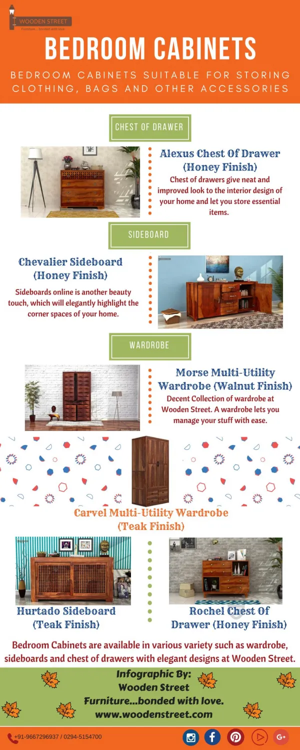 Shop Bedroom Cabinets with New Designs Online Upto 65% off