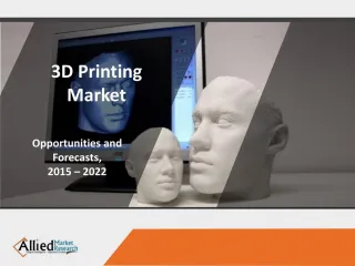 3D Printing Market : EMERGING TRENDS, SIZE, SHARE AND GROWTH ANALYSIS- 2020