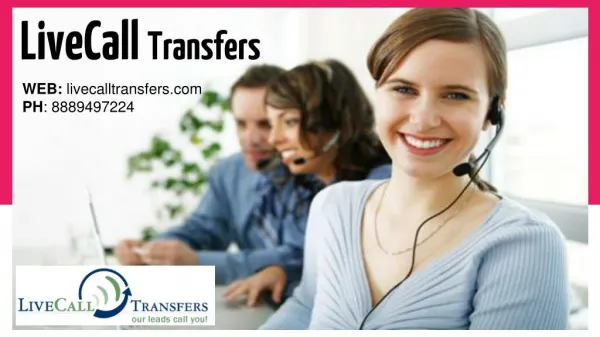 Generate your sales with live transfer leads