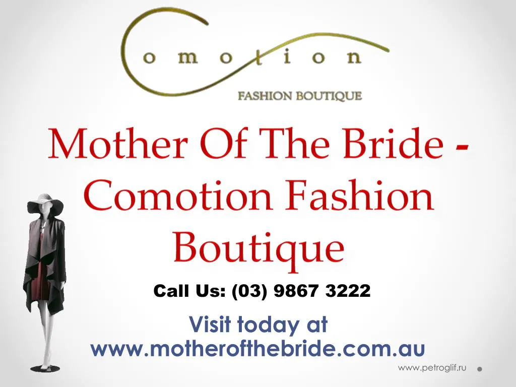 mother of the bride comotion fashion boutique