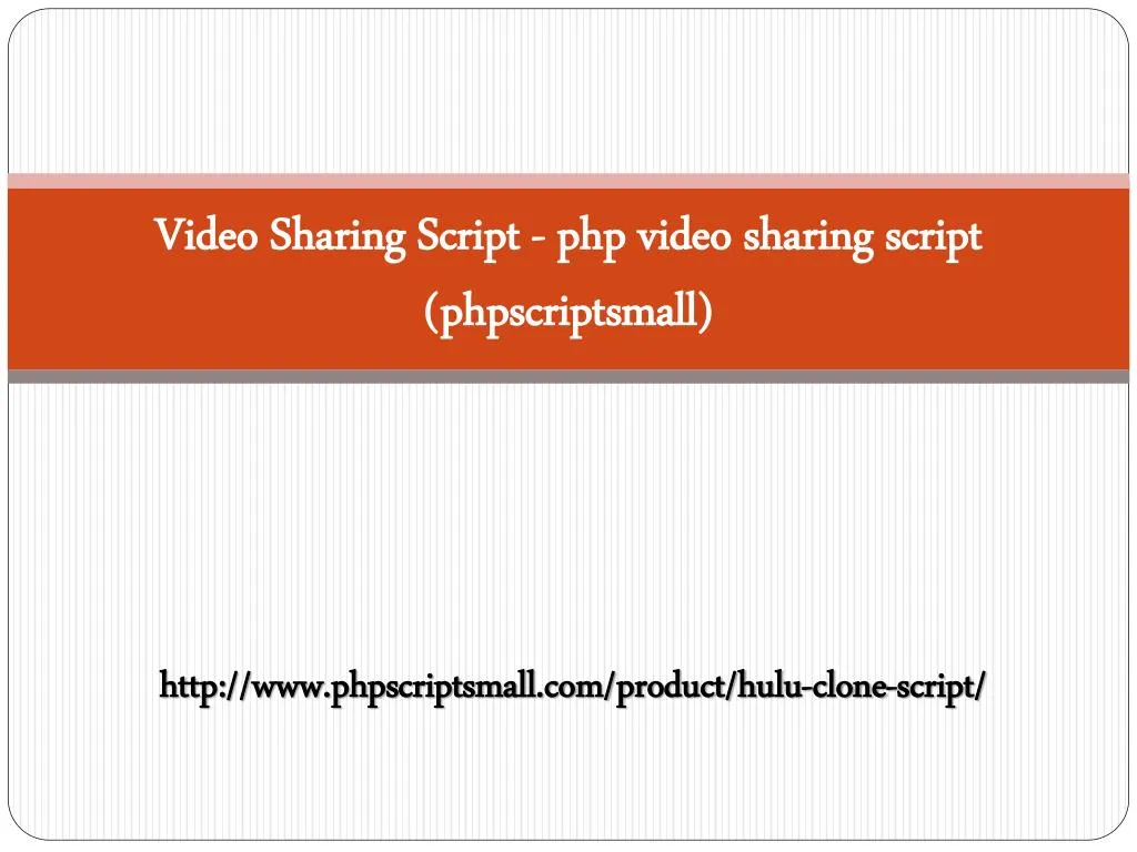 video sharing script php video sharing script phpscriptsmall