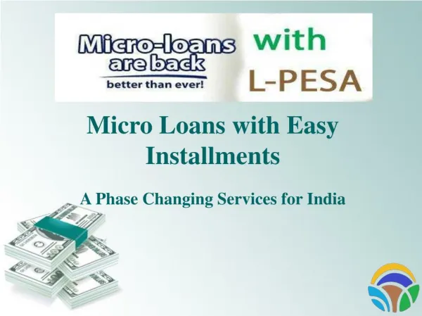 Micro Loans with Installments in India
