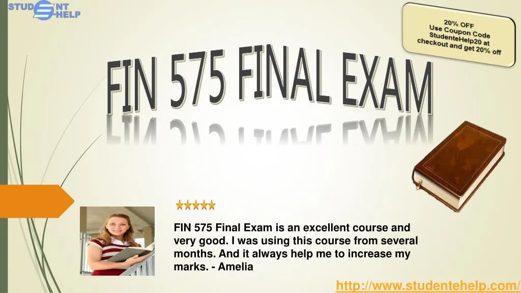 fin 575 final exam is an excellent course