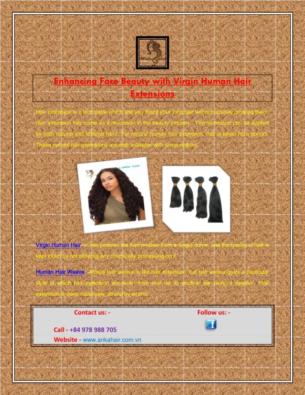 Enhancing Face Beauty with Virgin Human Hair Extensions