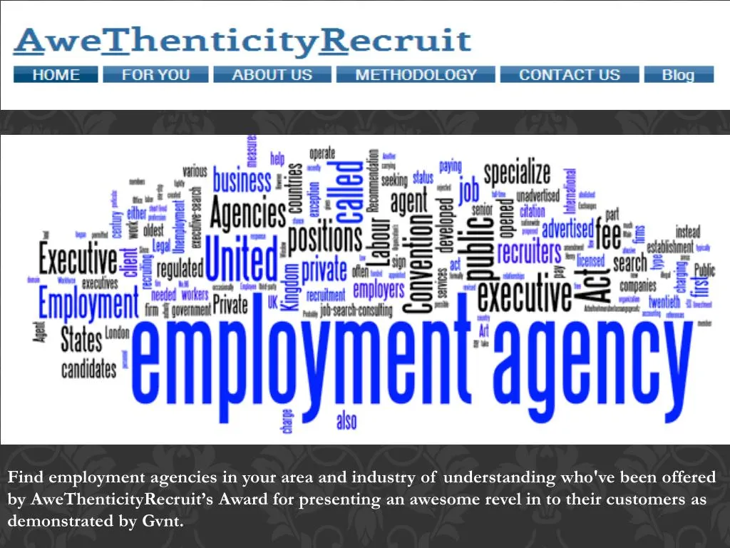 find employment agencies in your area