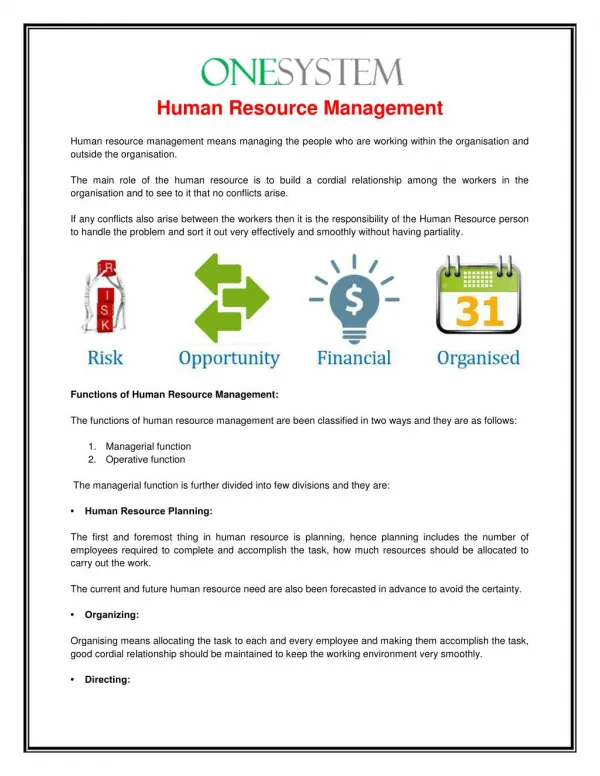 Human Resource Management Software