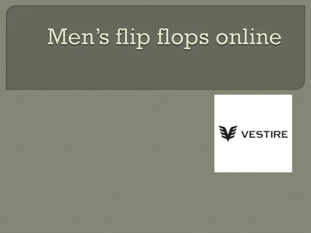 men s flip flops online