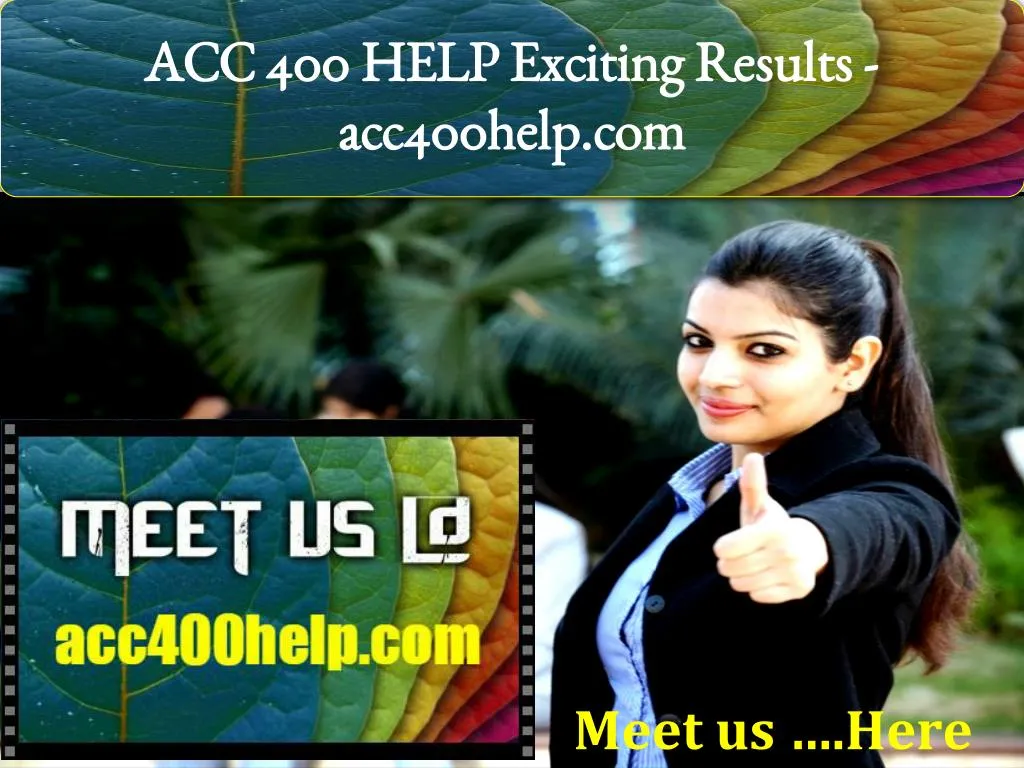 acc 400 help exciting results acc400help com