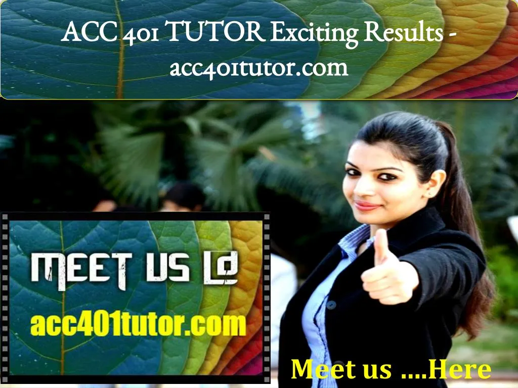 acc 401 tutor exciting results acc401tutor com