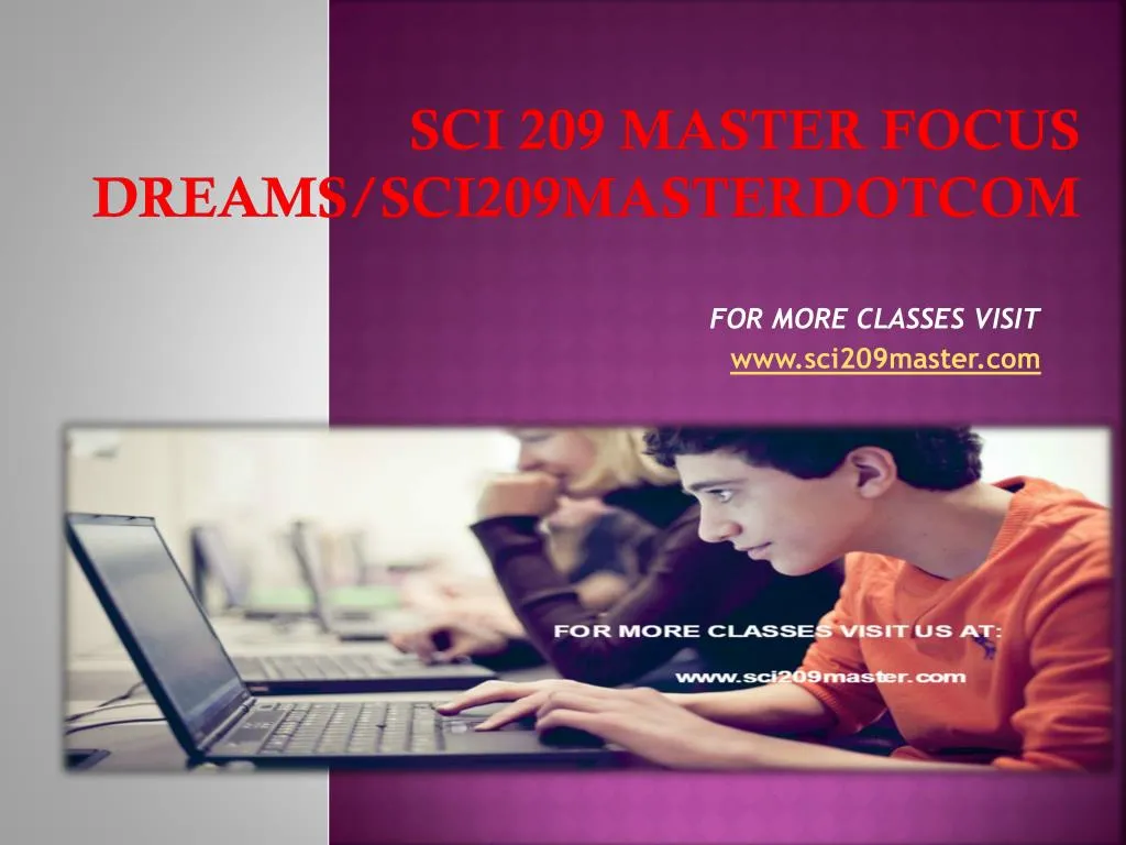 sci 209 master focus dreams sci209masterdotcom