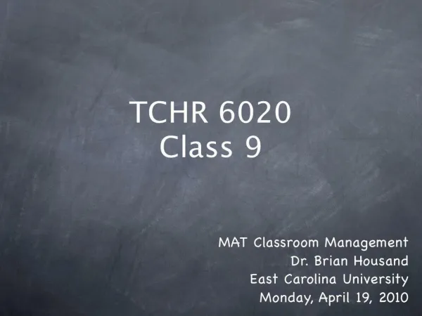 tchr 6020 class 9 april 19 2010