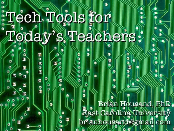 Tech Tools For Today's Teachers @ CPS