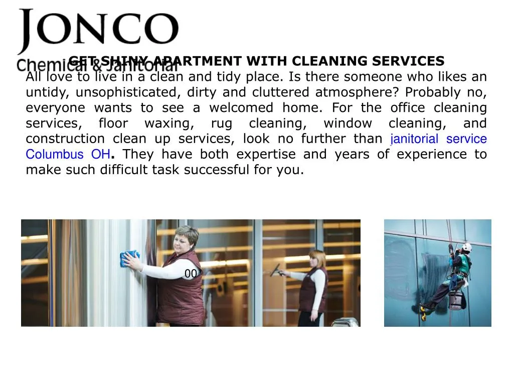get shiny apartment with cleaning services