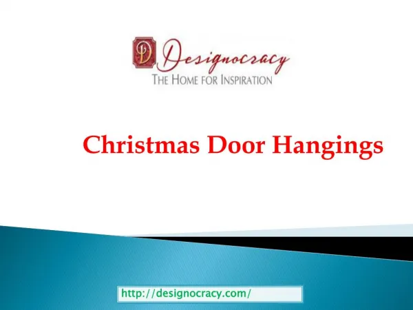 Christmas Door Hangings