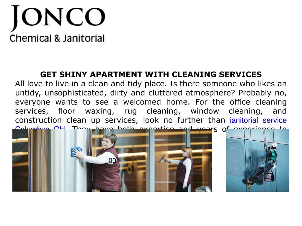 get shiny apartment with cleaning services