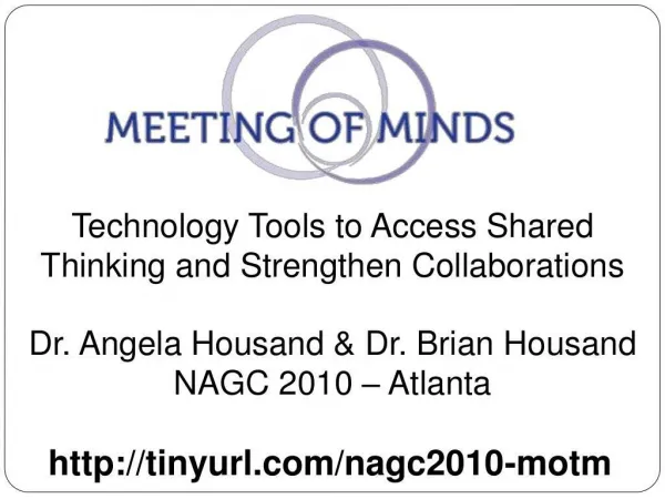 NAGC 2010 Meeting of Minds