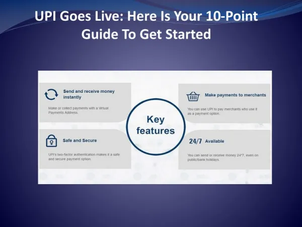 UPI Goes Live: Here Is Your 10-Point Guide To Get Started
