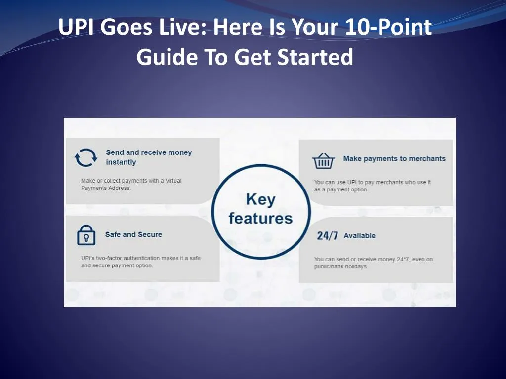 upi goes live here is your 10 point guide to get started