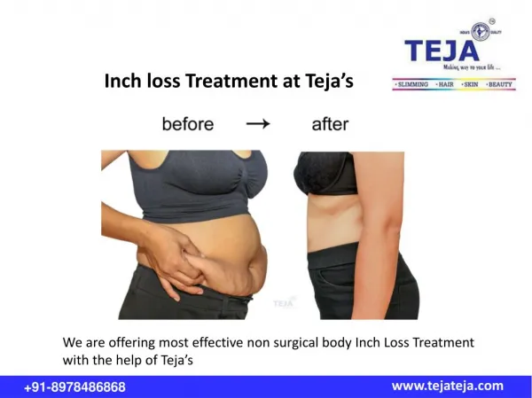 Fat Reduction Inch Loss Treatment at Teja's