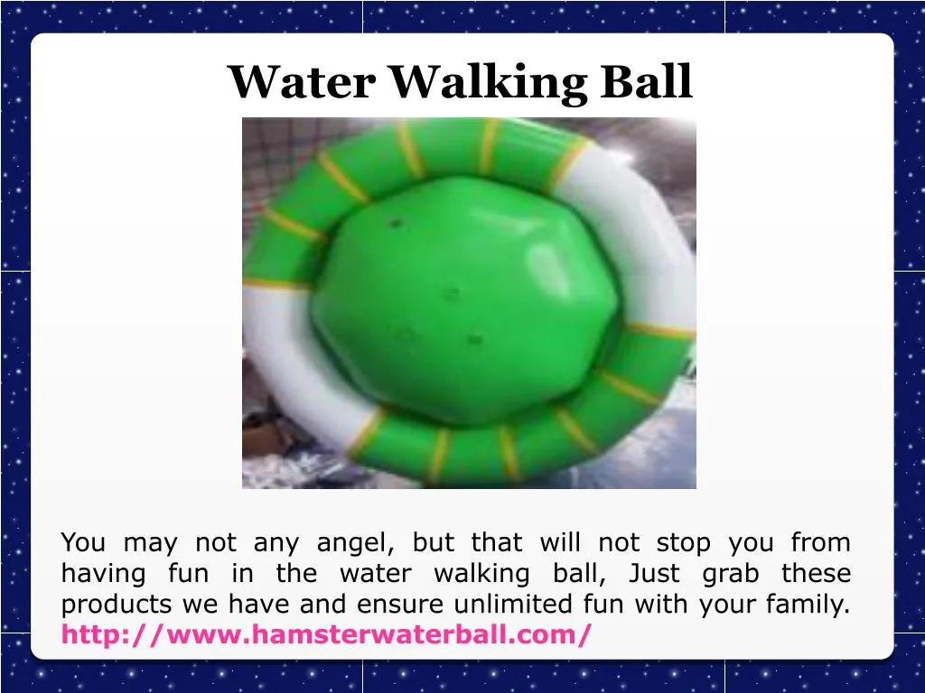 water walking ball