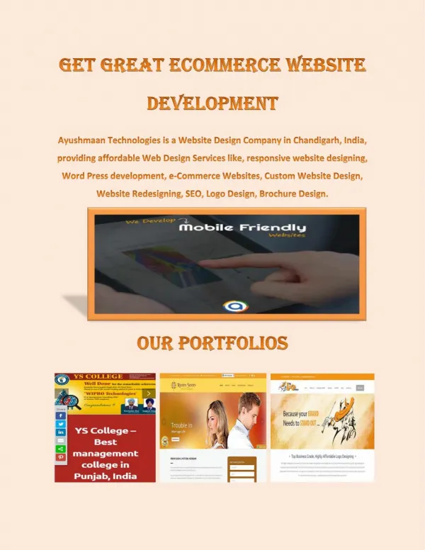 how to Get great ecommerce website development