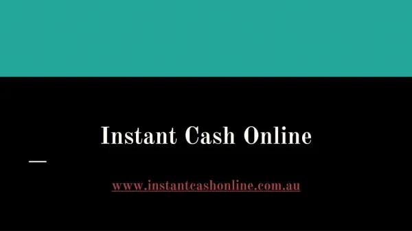 Short Term Cash Loans in Australia