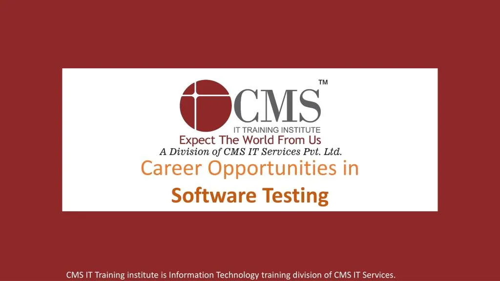 career opportunities in software testing