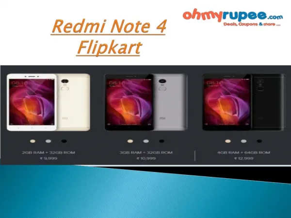 Redmi Note 4 Flipkart