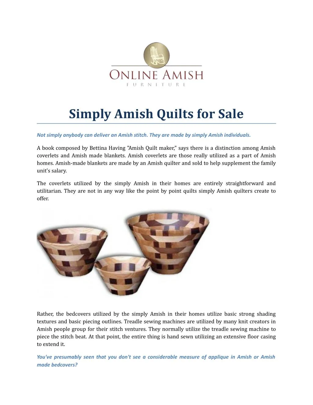 simply amish quilts for sale