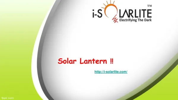 Buy Solar Lantern online with best affordable prices.