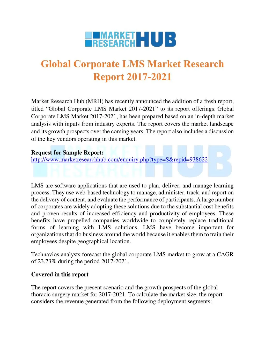 global corporate lms market research report 2017