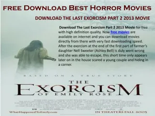 Best Hollywood Free Horror Movies Online Download Here