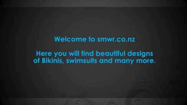 Discount on Bikinis Swimsuits from smwr.co.nz