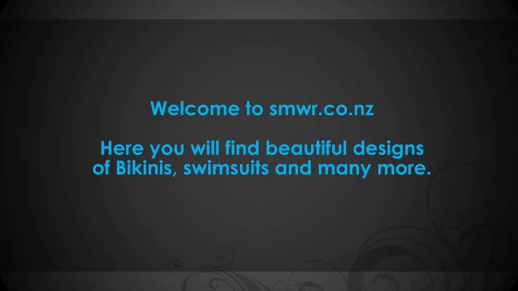 welcome to smwr co nz here you will find beautiful designs of bikinis swimsuits and many more
