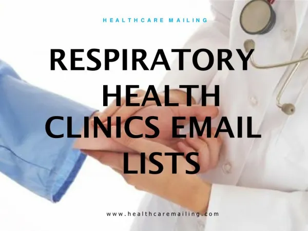 Respiratory Health Clinics Mailing Lists