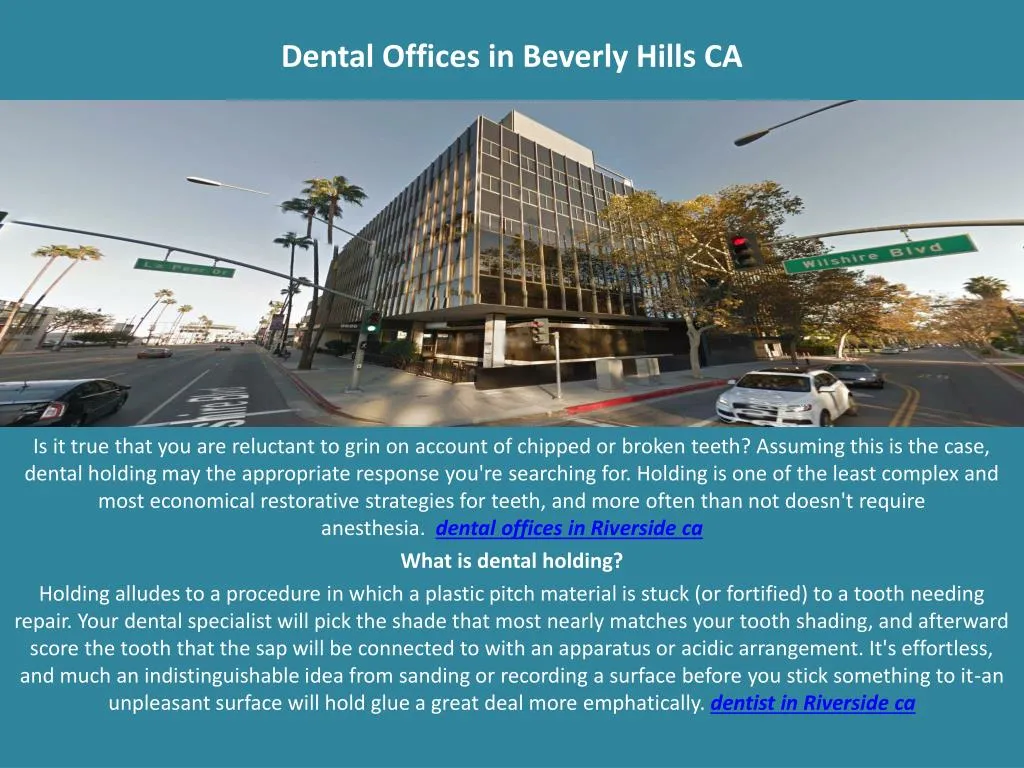 dental offices in beverly hills ca