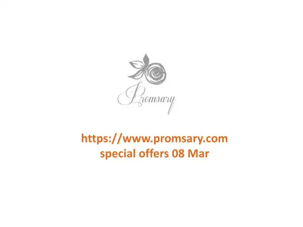 www.promsary.com special offers 08 Mar