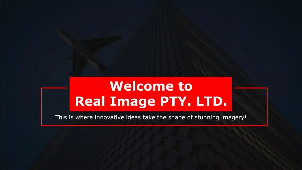welcome to real image pty ltd