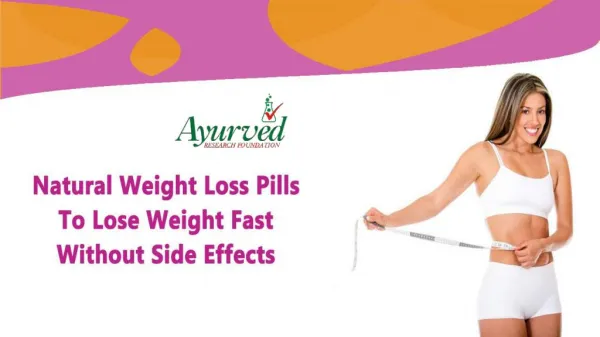 Natural Weight Loss Pills To Lose Weight Fast Without Side Effects