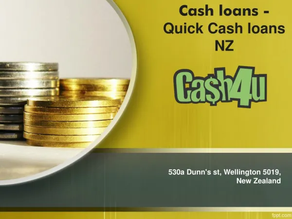 Cash loans