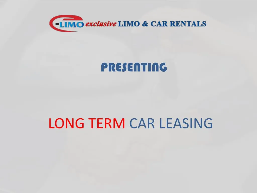 long term car leasing